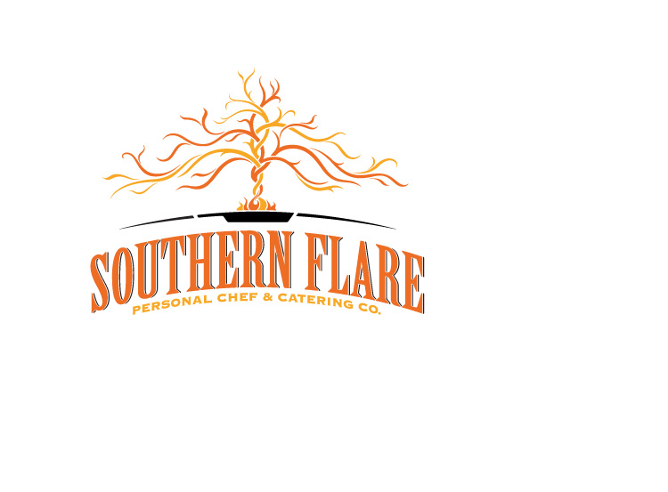 © 2009 UnParalleled, LLC. All rights reserved. Roger Sawhill, Mark Braught. Southern Flare Personal Chef & Catering Company Logo