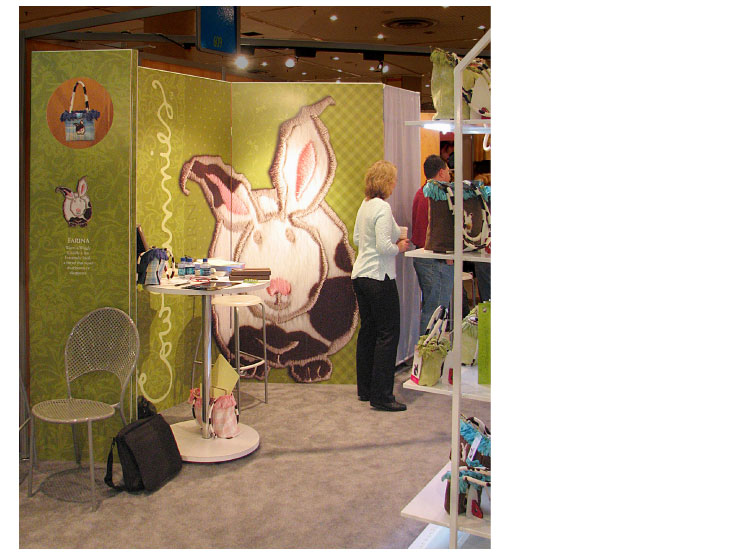 © 2009 UnParalleled, LLC. All rights reserved. Roger Sawhill, Mark Braught. Cowbunnies Tradeshow Booth